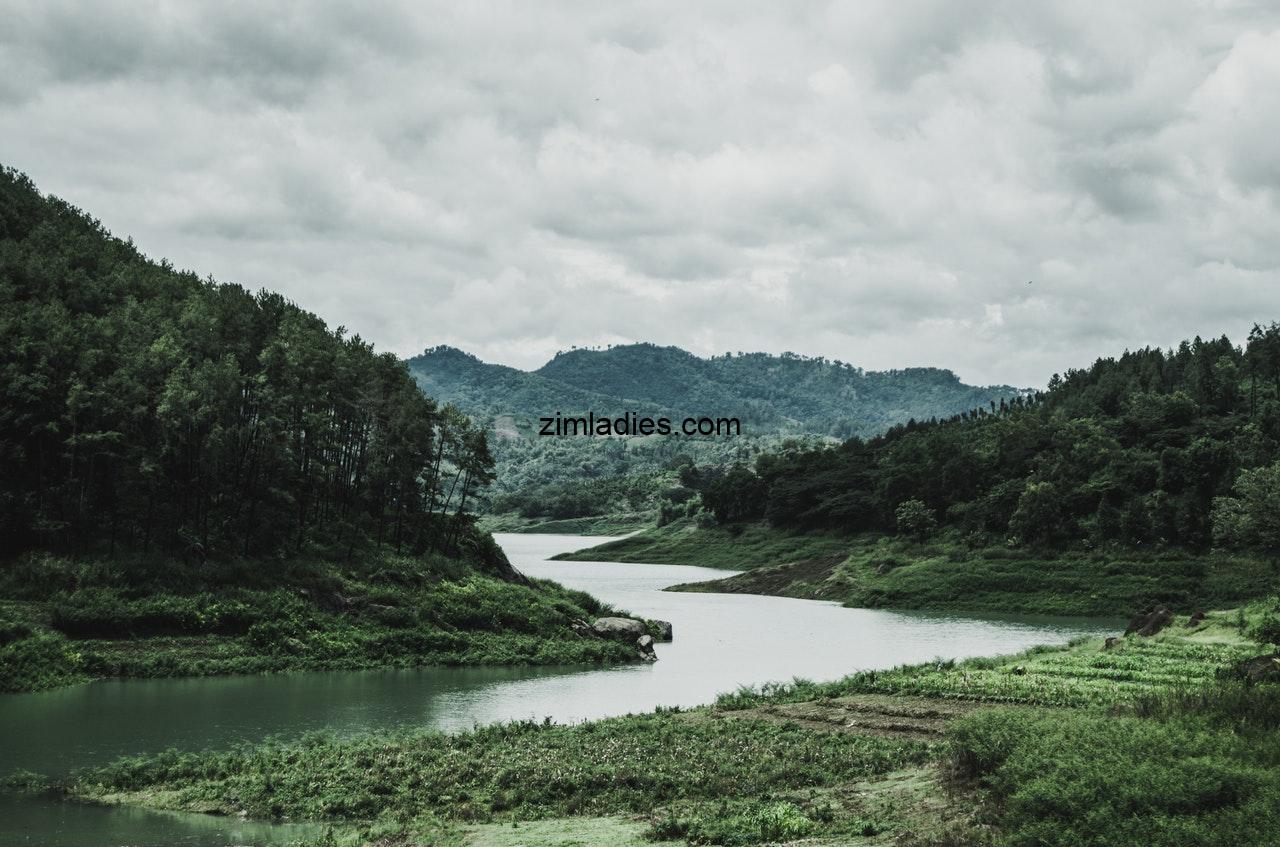 Green Grass Field And Mountain 1034887